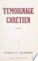 Témoignage chrétien (1)