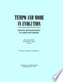 Tempo and Mode in Evolution
