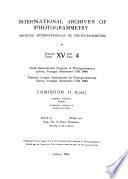 Tenth International Congress of Photogrammetry, Lisboa, Portugal, September 7-19, 1964: Commission II (cont.)