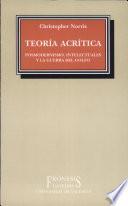 Teoría acrítica
