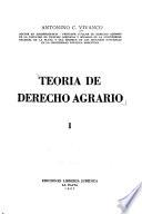 Teoría de derecho agrario