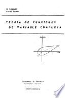 Teoría de funciones de variable compleja