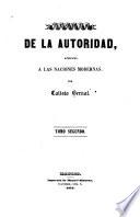 Teoría de la autoridad, aplicada a las naciones modernas