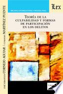 Teoría de la culpabilidad y formas de participación en los delitos