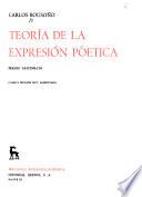 Teoría de la expresión poética