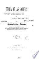 Teoría de las sombras, puntos y líneas brillantes y degradación de tintas
