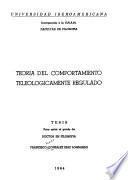Teoría del comportamiento teleológicamente regulado