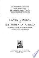 Teoría general del instrumento público