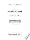 Teoria y experiencia en mecanica de fluidos