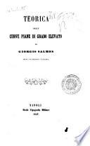 Teorica delle curve piane di grado elevato