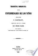 Terapeutica homeopatica de las enfermedades de los niños