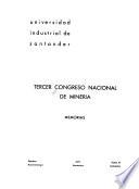 Tercer Congreso Nacional de Mineria