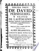 Tercera parte de David perseguido y alivio de lastimados