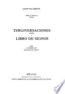 Tergiversaciones (1925) ; y, Libro de signos