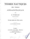 Termes nautiques, Sea terms, anglais-français