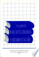 Tesauro de Biblioteconomia Y Documentacion
