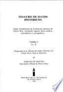 Tesauro de datos históricos: A-E