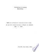 Tesis de estudiantes coclesanos presentada en la Universidad de Panamá durante el periodo 1940-1962