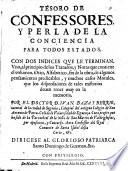 Tesoro de confessores y perla de la con ciencia etc