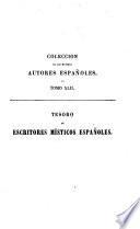 Tesoro de escritores místicos españoles