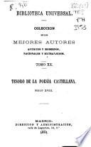 Tesoro de la poesia castellana