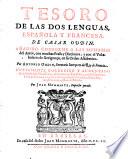 Tesoro de las dos lenguas, española y francesa