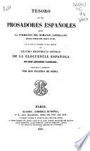 Tesoro de los prosadores españoles