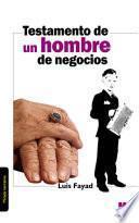 Testamento de un hombre de negocios