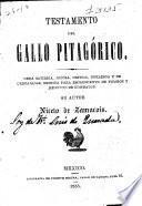 Testamento del gallo pitagórico