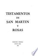 Testamentos de San Martín y Rosas