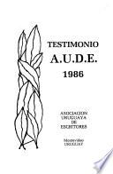 Testimonio A.U.D.E. 1986
