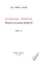 Testimonio personal