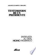 Testimonios de un presidente