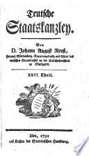 Teutsche Staatskanzley
