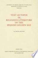 Text as Topos in Religious Literature of the Spanish Golden Age
