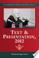 Text & Presentation, 2012