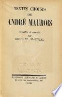 Textes choisis de André Maurois