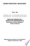 Textos inéditos y ensayos dispersos II