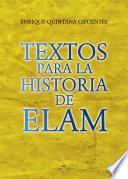 Textos para la historia de Elam