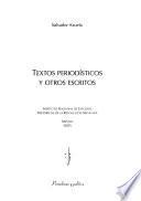 Textos periodísticos y otros escritos