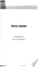 Textos sirionó