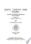 Texts, Tablets and Scribes