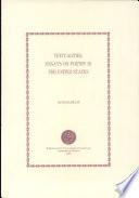 Textualities: Essays on Poetry in the United States