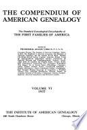 The Abridged Compendium of American Genealogy
