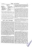 The Academy and Literature