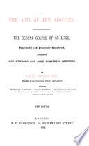 The Acts of the Apostles