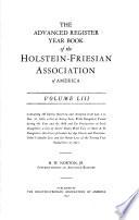 The Advanced Register of the Holstein-Friesian Association of America