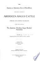 The American Aberdeen-Angus Herd-book