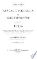 The American Annual Cyclopedia and Register of Important Events of the Year ...