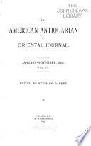 The American antiquarian and oriental journal